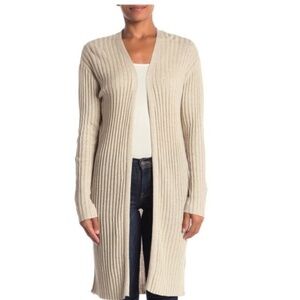 Abound Long Ribbed Construction Cardigan